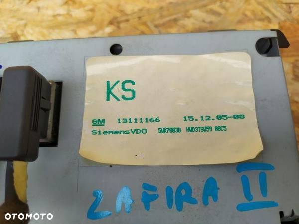 WYŚWIETLACZ NAVI OEM OPEL ZAFIRA B II 13111166 - 5