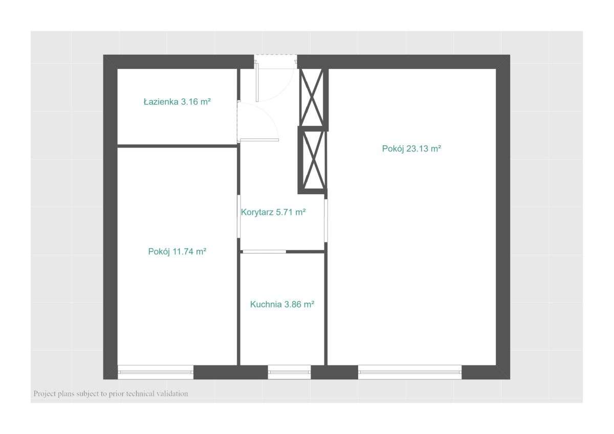 2 pokoje na Ogrodach, Świetny układ - Hit!!!-12