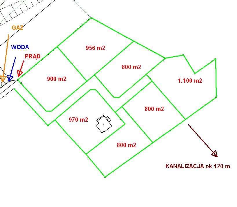 Sprzedam 6 działek budowlanych od 8-11 ar   2,5 km od węzła drogowe S1 - Pełny obrazek: 5/7