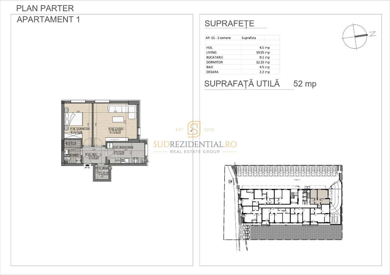 Apartament nou cu 2 camere, decomandat, S4 - Grand Arena Mall - Imagine principală: 5/20