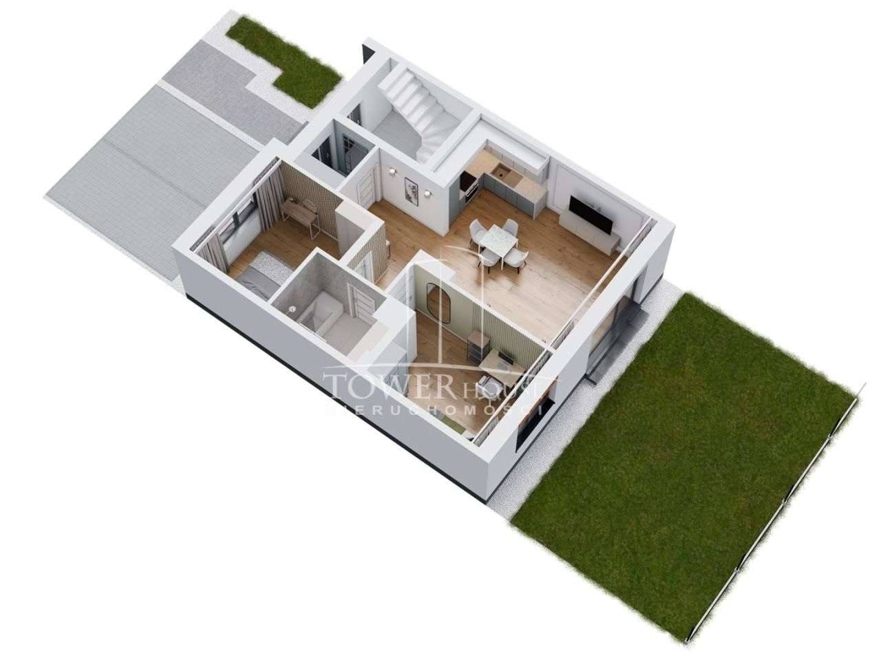 Bliskie Marki-3 Pokoj ,Dwa Miejsca+Ogródek 55 m2-6