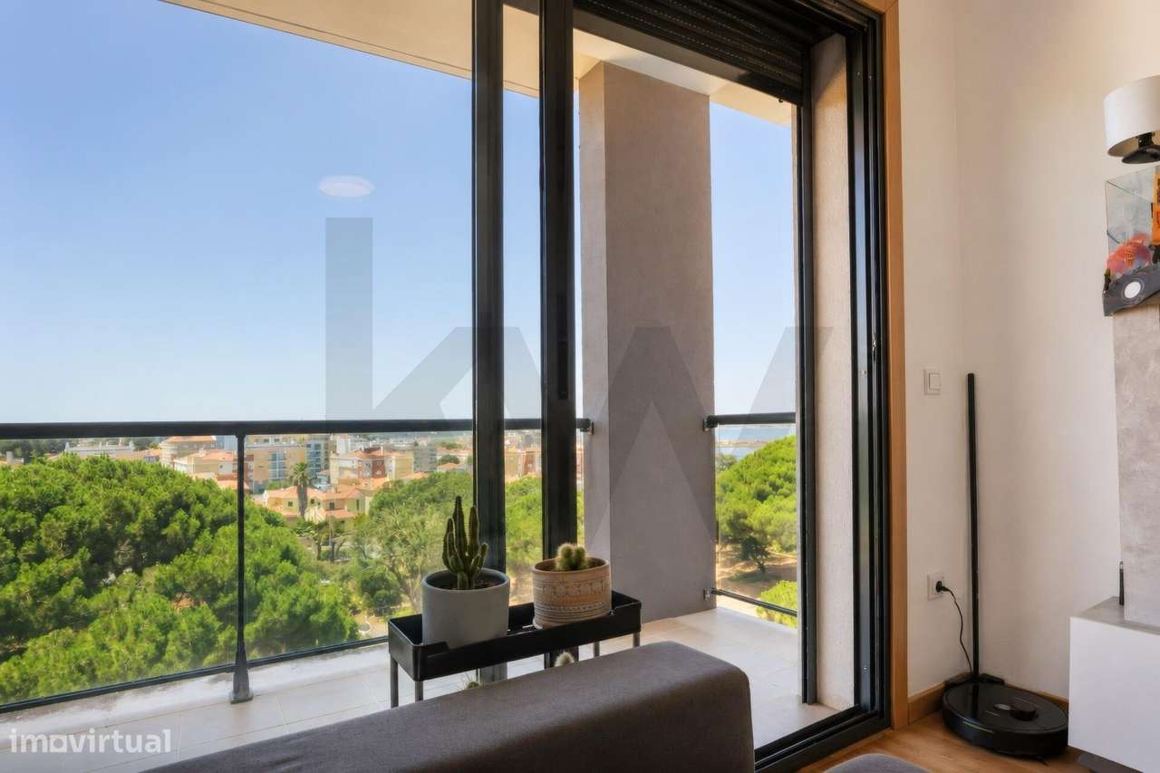 T1 com Vista Rio na Quinta da Trindade — Parqueamento e Arrecadação-6