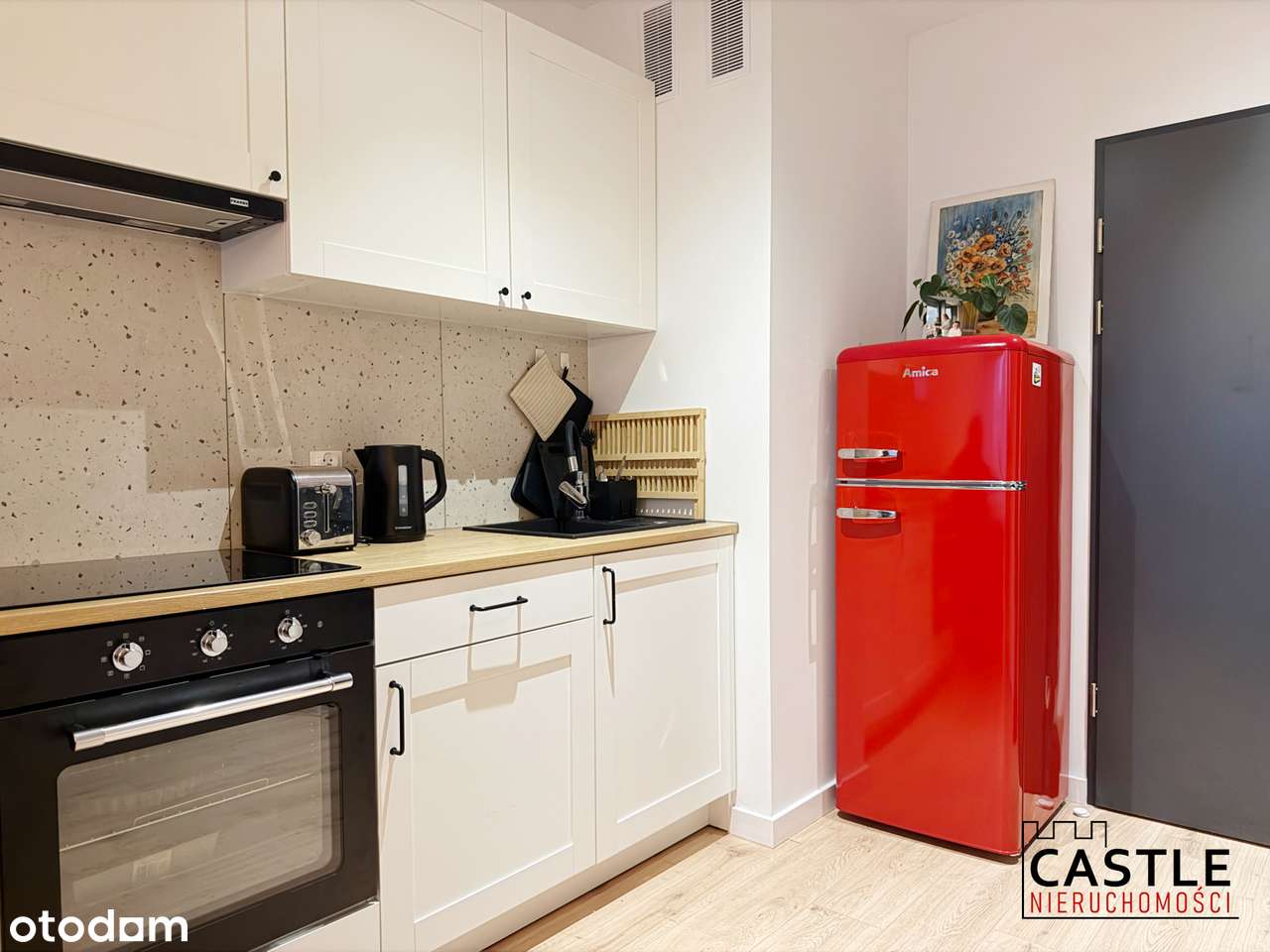 Idealne dla pary lub singla – 2 pokoje z poddaszem (17m2)  i balkonem