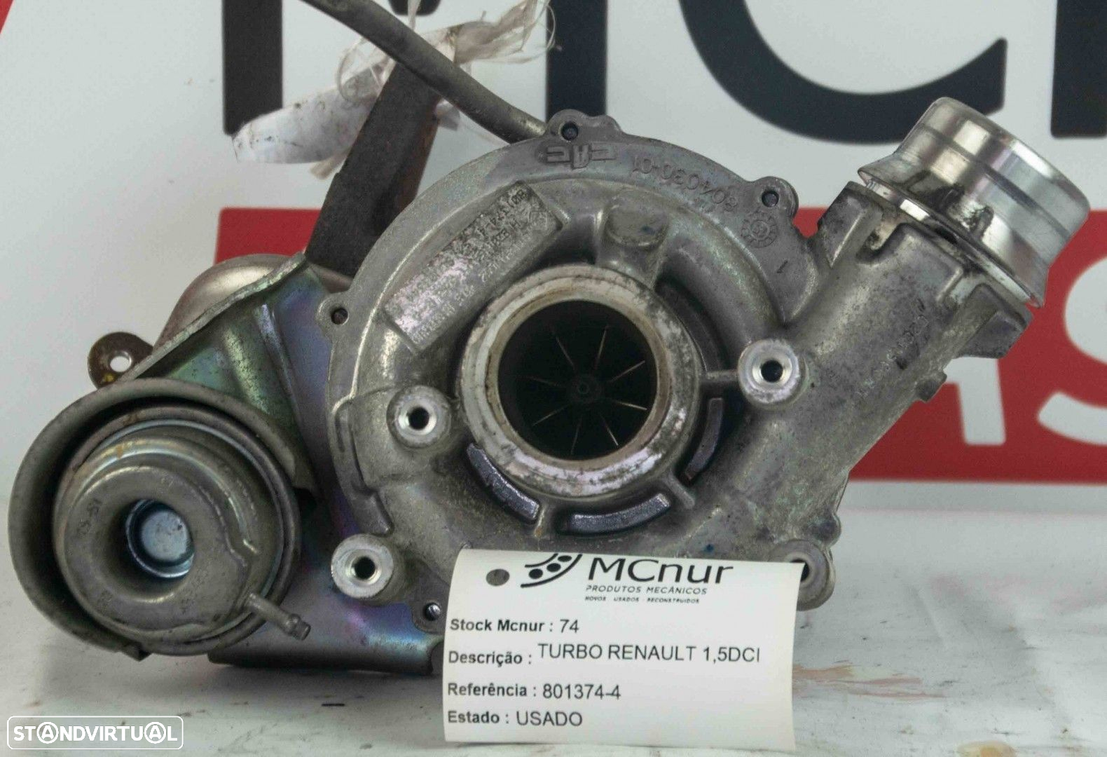 Turbo Semi-Novo RENAULT/CLIO IV Grandtour (KH_)/1.5 dCi 90 | 01.13 -  REF. 80137... - 2