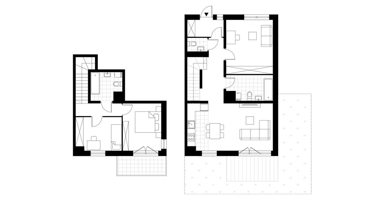 4-pokojowe mieszkanie 92m2 + ogródek Bez Prowizji - Pełny obrazek: 3/7