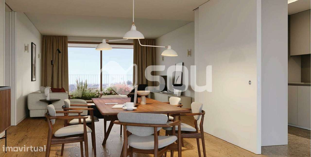 Apartamento T3 NOVO em Águas Santas, Maia - Grande imagem: 5/17