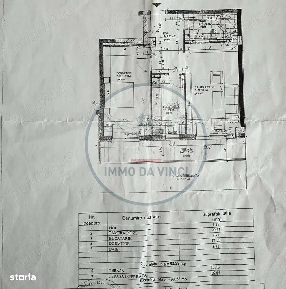 Vând Apartament 2 camere, 60 mp utili + terasă 30 mp-10