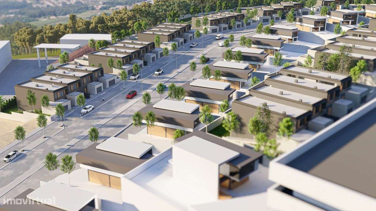 Moradia T3 em construção com duas Salas em Cristelo, Paredes-8