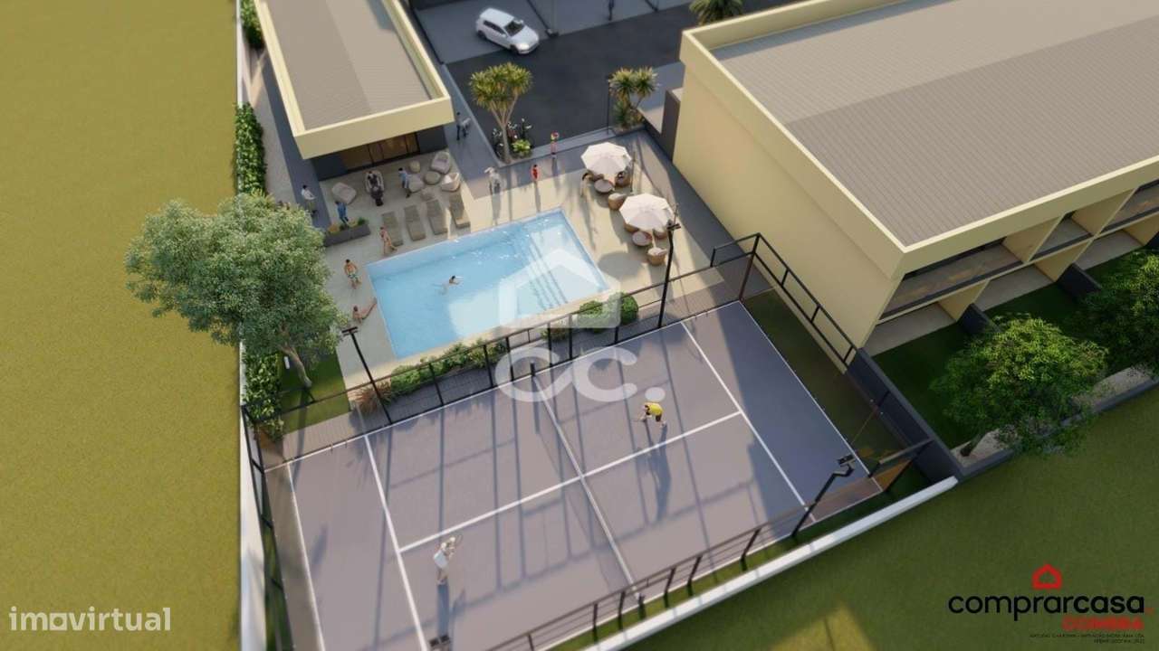 Moradia T4 nova em condomínio fechado com piscina, jardins e campo de - Grande imagem: 5/30