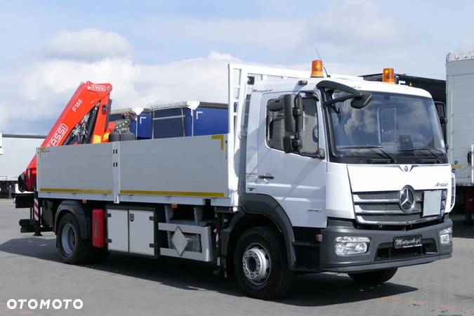 Mercedes-Benz ATEGO / 16 30 / E6 / SKRZYNIOWY + HDS FASSI F 155 / ADR / STEROWANIE RADIOWE - 16