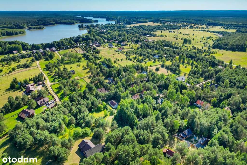 Malownicza działka w lesie + dostęp do jeziora!-3