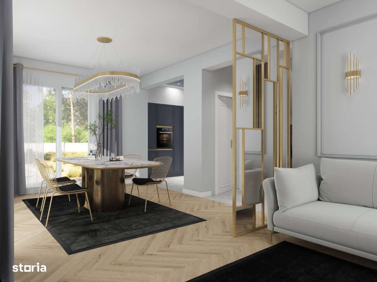 130mp utili!BECI!Proiect deosebit!Vila4 camere,Valea Adanca(Miroslava) - Imagine principală: 4/12