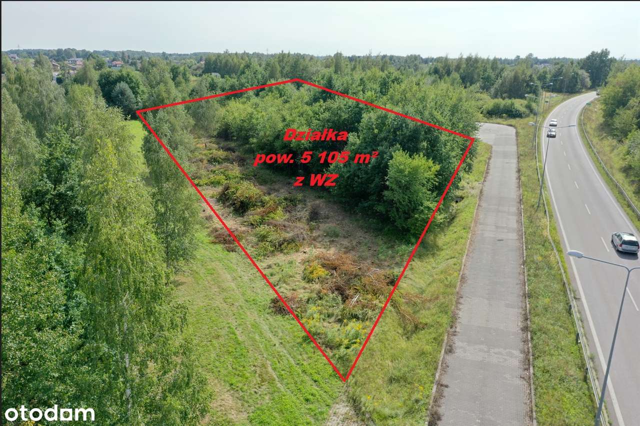 Działka  inwestycyjna  pow. 5 105 m², Radom ul. Fundowicza-0