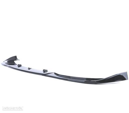 SPOILER LIP PARA BMW E46 COUPE CABRIO 99-06 LOOK M PRETO BRILHANTE - 3