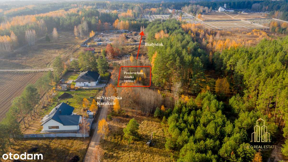 Działka na sprzedaż z WZ Karakule ul.Sycylijska-1