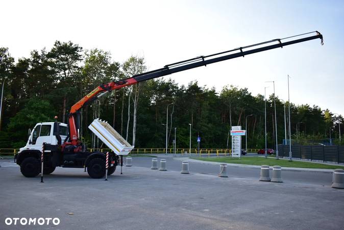 Mercedes-Benz UNIMOG U 400 4x4 Palfinger PK 16502 HDS Żuraw Wywrotka Crane Kran Kiper - 3