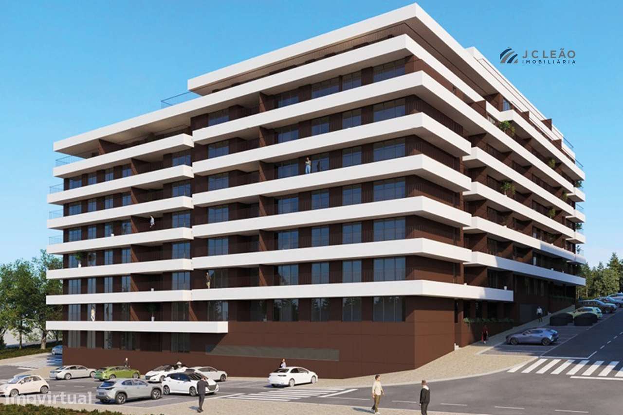 Apartamento T3 em fase de construcao no parque da cidade de Paredes - Grande imagem: 4/12