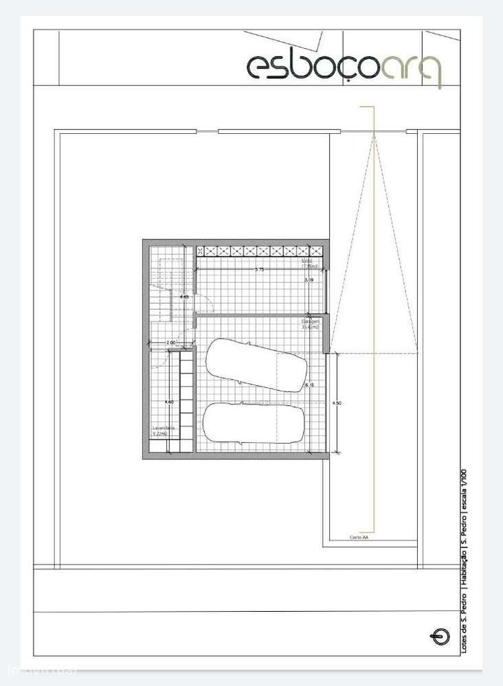 Moradia T3 em estrutura com garagem, jardim e vistas verdes-10