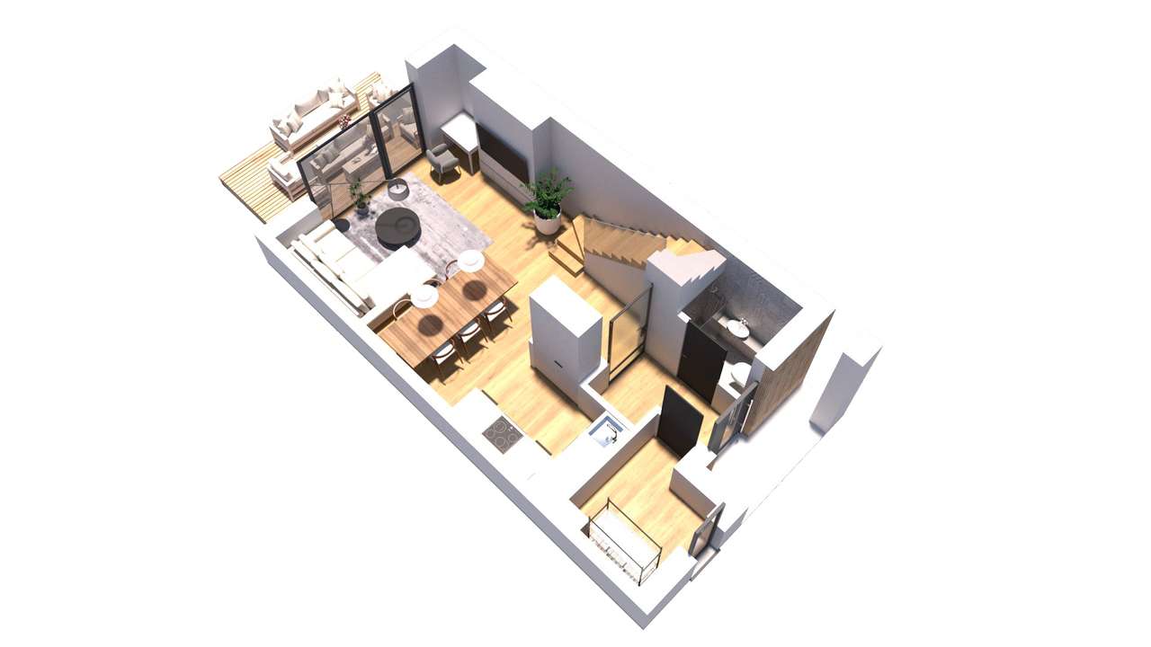 Dom w Luboniu 92,15m2 / Wysoki Standard Wykończenia / Lokal 2 - Pełny obrazek: 5/14