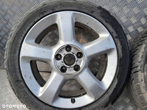 5szt. KOMPLET ALUFELG KOŁA ALUFELGI 17" AUDI A6 5x112 4B0601025AB - 7