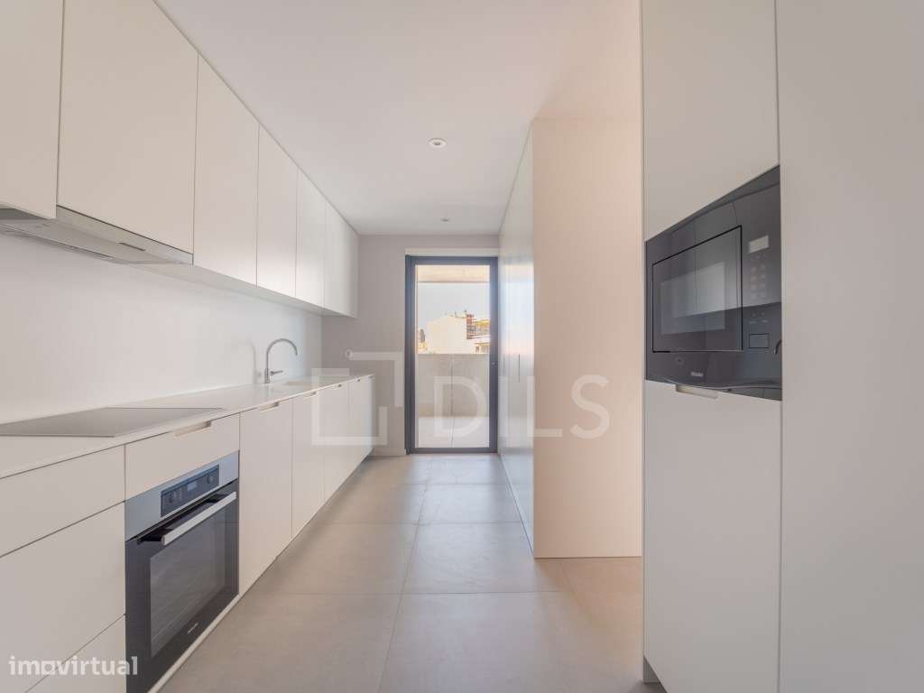 Apartamento T3, novo, condomínio fechado com piscina - Grande imagem: 5/51