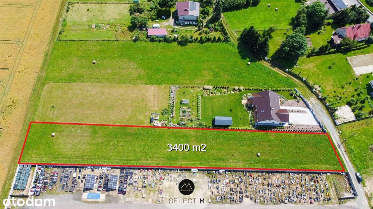 Działka budowlano - rolna w Wojanowie - Pełny obrazek: 4/5