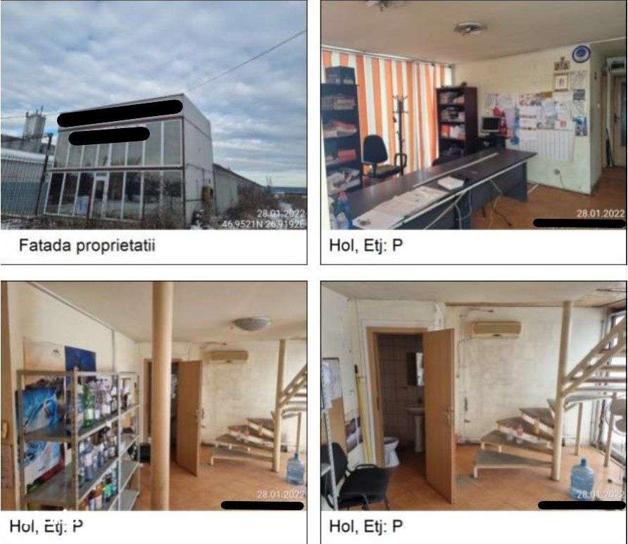 Depozit + Birouri - 727 mp + Teren- 2.000 mp, Roman-LICITATIE PUBLICA - Imagine principală: 1/5