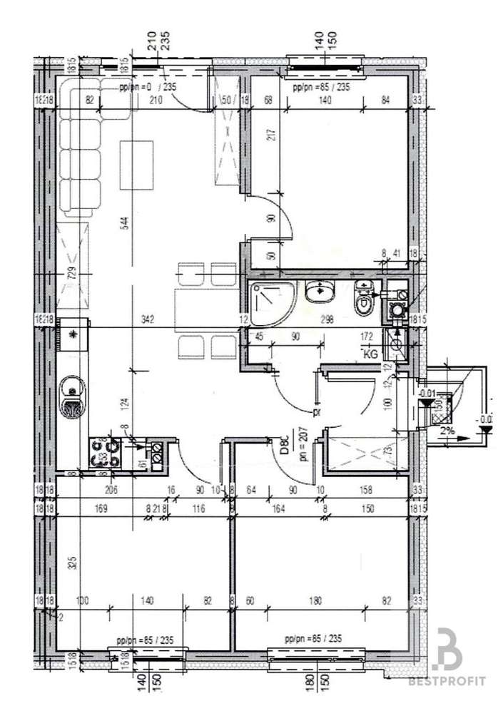 Mieszkanie 4 pokojowe z ogrodem, bud gosp. Słupsk-19