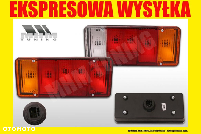 LAMPA TYL TYLNA IVECO DAILY DUCATO SCUDO CITROEN C25 JUMPER JUMPY BOXER J5 - 2