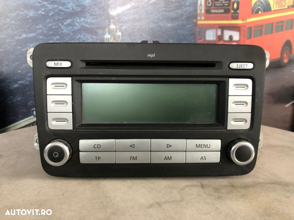 Radio CD Player RCD 300 mp3  VW  Cod: 1K0035186AD - 1
