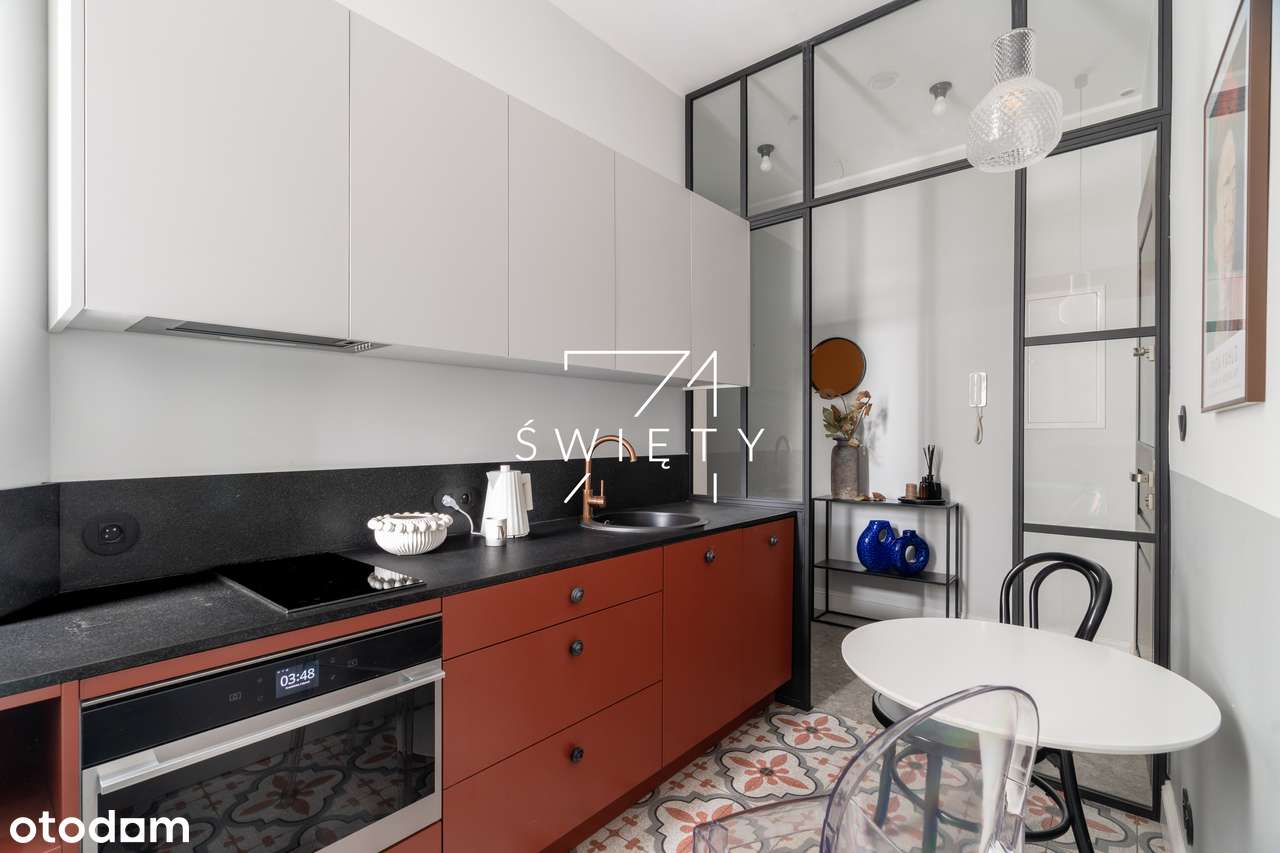 Designerskie 2 pokoje w kamienicy | Górna Wilda | Drewniana podłoga-8