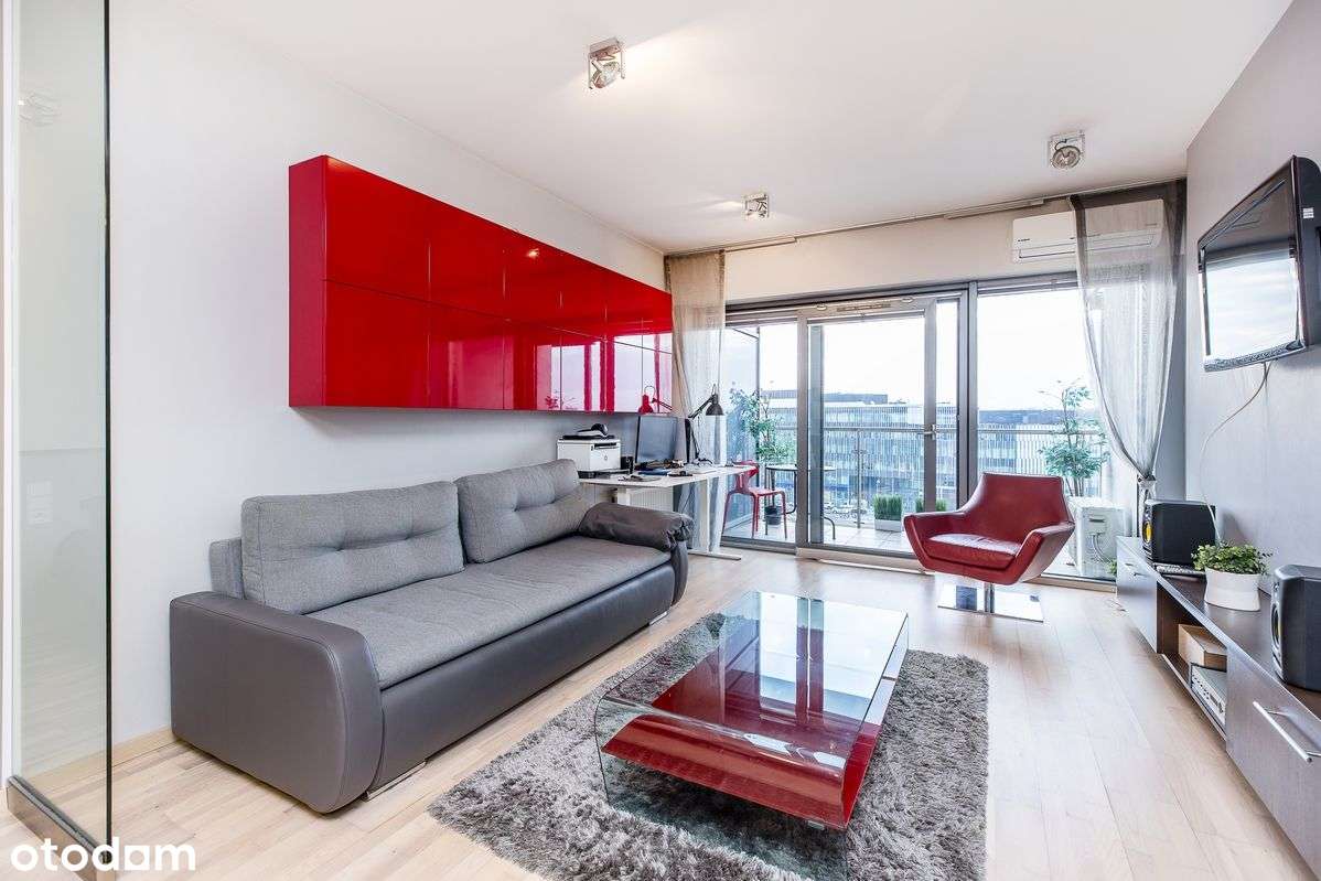 Widokowe z wydzieloną sypialnią! Wiślane Tarasy!-1