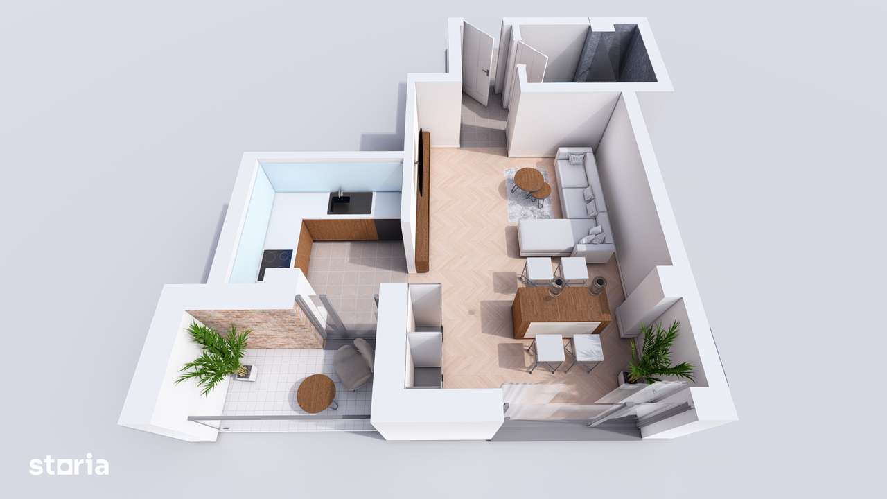 Apartament 38 mp | 1250 €/mp | Predare 12 luni - Imagine principală: 4/7