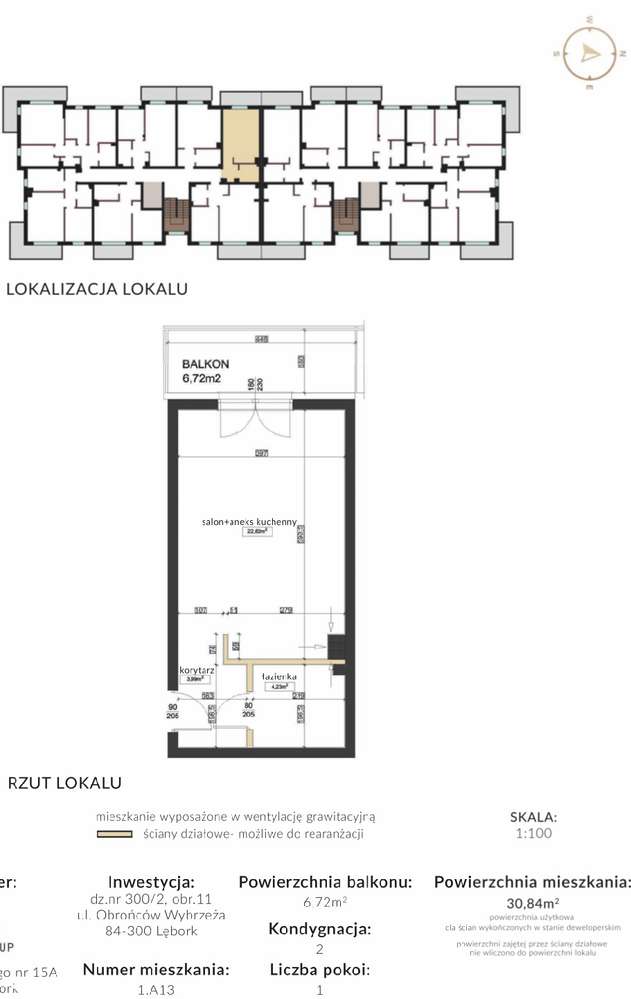 Nowa kawalerka z miejscem postojowym i komórką lokatorską-5