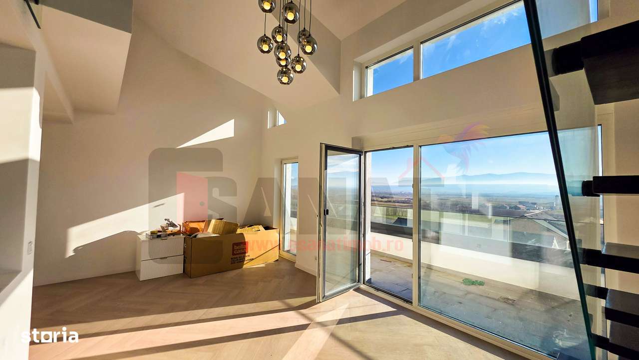 Penthouse NOU pe 2 nivele, Panoramic, DaVinci Residence, 90mp |VIDEO-4
