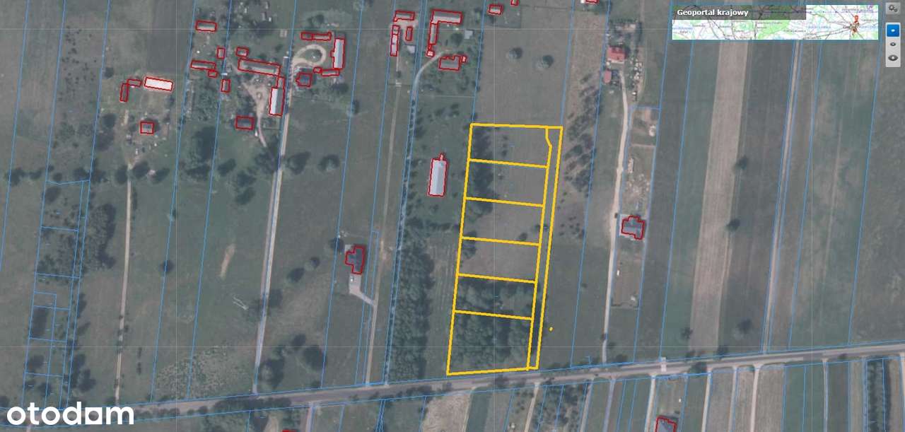 ! NOWA CENA ! Działki BUDOWLANE, Chrzczanka-Folwark gmina DŁUGOSIODŁO-13