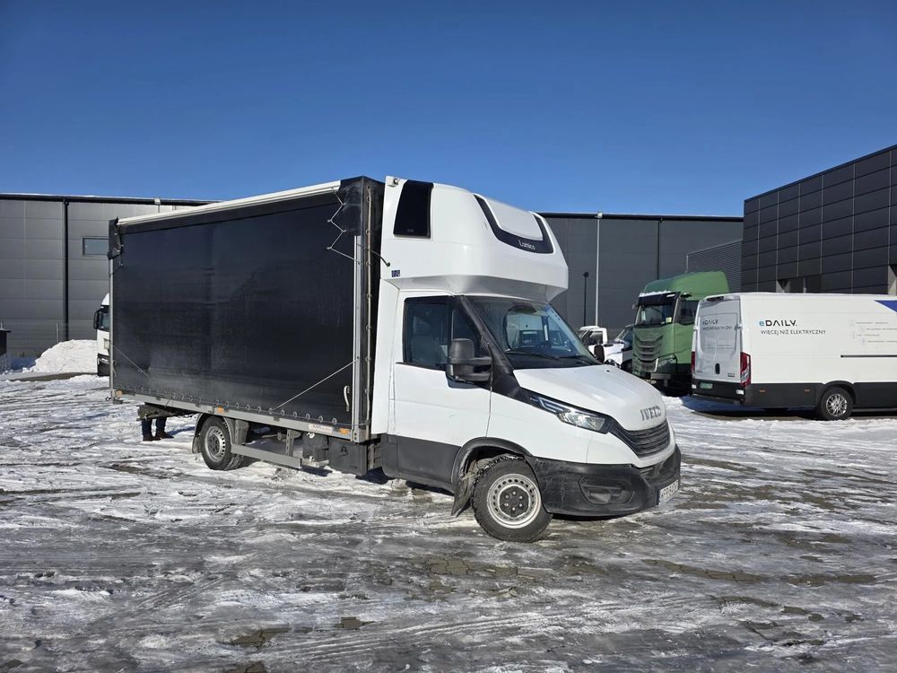 Iveco 35S18 10EP Międzynarodówka Podnoszony Dach Ledy Silnik 3L 180KM Kilka Sztuk ! Regulowana Wysokość Firanka Plandeka Skrzynia