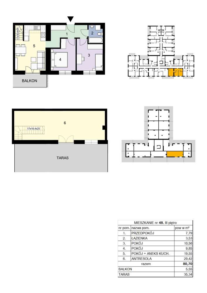 Na Pańskiej Górze | mieszkanie 48 - Pełny obrazek: 2/8