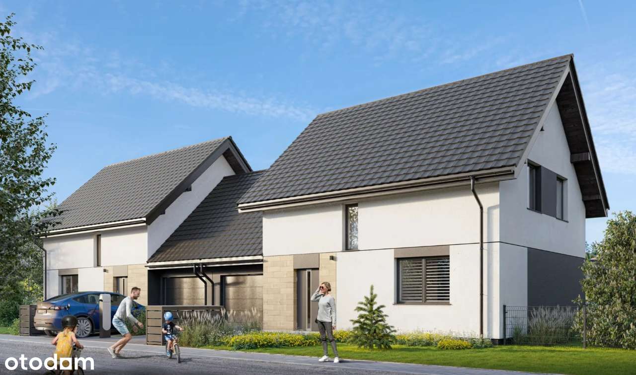Nowa inwestycja w Kłaju! Dom z garażem 117m2+ogród I DOM POKAZOWY - Pełny obrazek: 1/7
