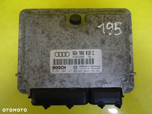 KOMPUTER SILNIKA AUDI A3 8L 06A906018C / 0261204127 NR195 - 1