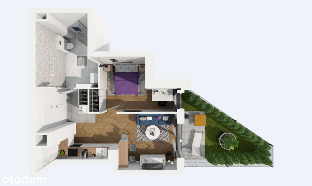 Piękne mieszkanie dla singla lub pary_Super lokalizacja. - Pełny obrazek: 3/10