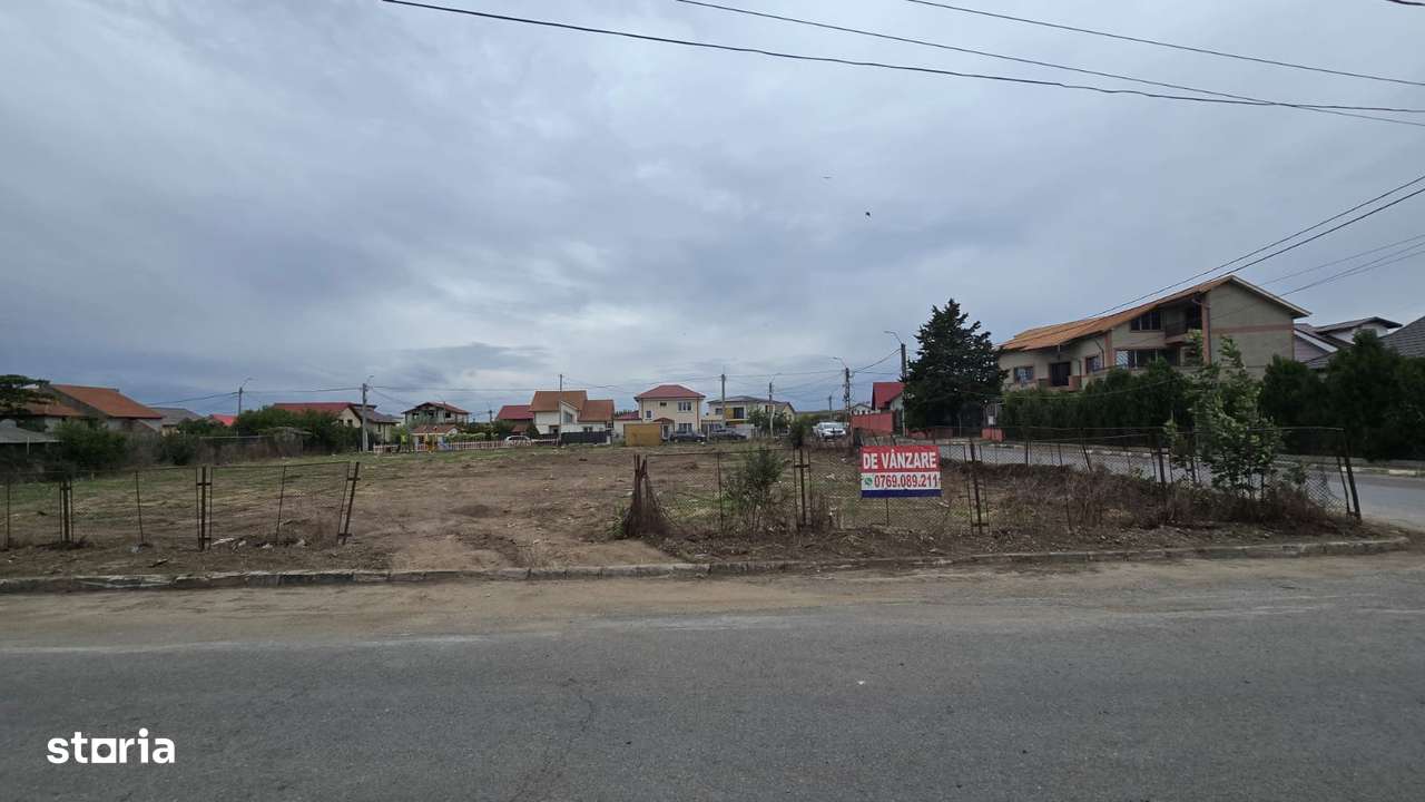 Teren intravilan 2289 mp deschidere la 3 strazi utilitati langa-1