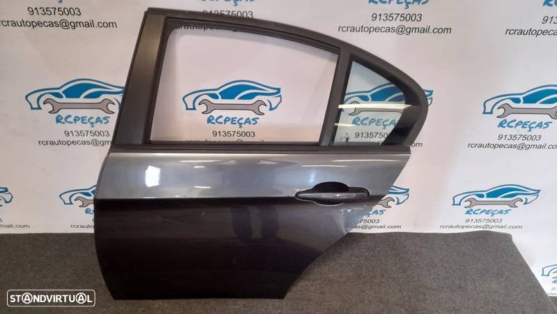 PORTA PORTAS TRASEIRA TRÁS ESQUERDA BMW 41007203647 7203647 BMW SERIE 3 E90 SEDAN CARRO FECHO ELEVADOR MOTOR PUXADOR VIDRO - 3