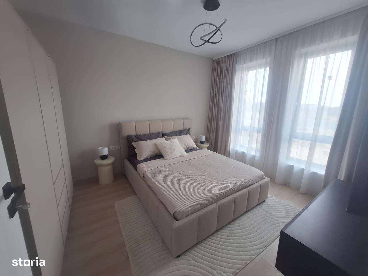 Apartament nou, 2 camere, 50 mp utili, etaj 1, mobilat si utilat - Gir — fotografia 2