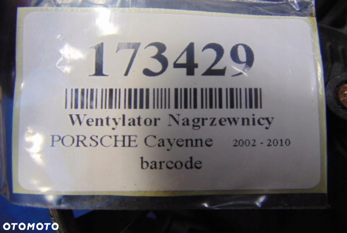 PORSCHE CAYENNE WENTYLATOR NAWIEWU - 4