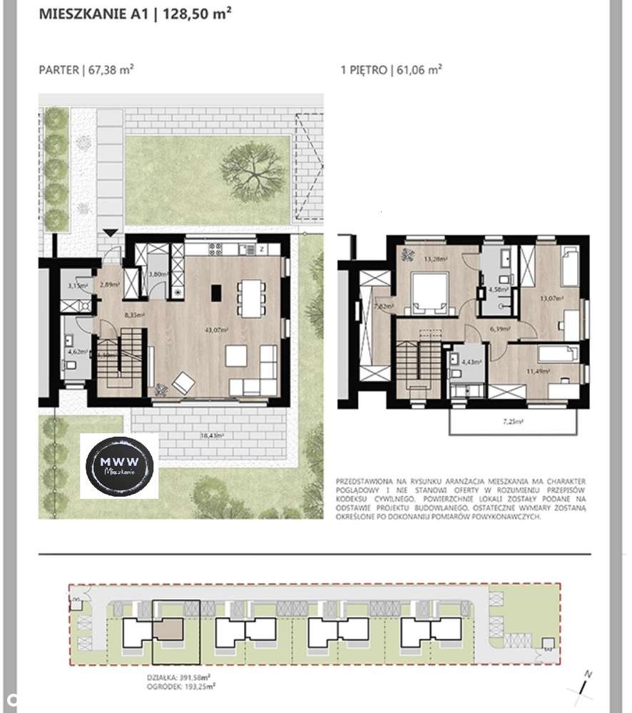 Na sprzedaż działka dla dewelopera 8 domów  Łódź Arturówek Łagiewniki-3