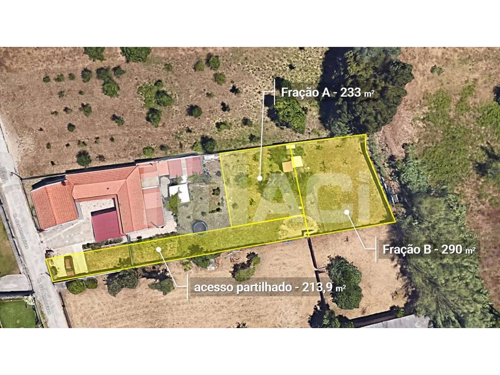 TERRENO com estudo para moradias geminadas - Gândara, Leiria - Grande imagem: 2/2
