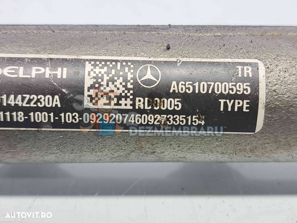 Rampa injectoare Mercedes Clasa C (W204) [Fabr 2007-2014] A6510700595 2.2 CDI 651911 - 2