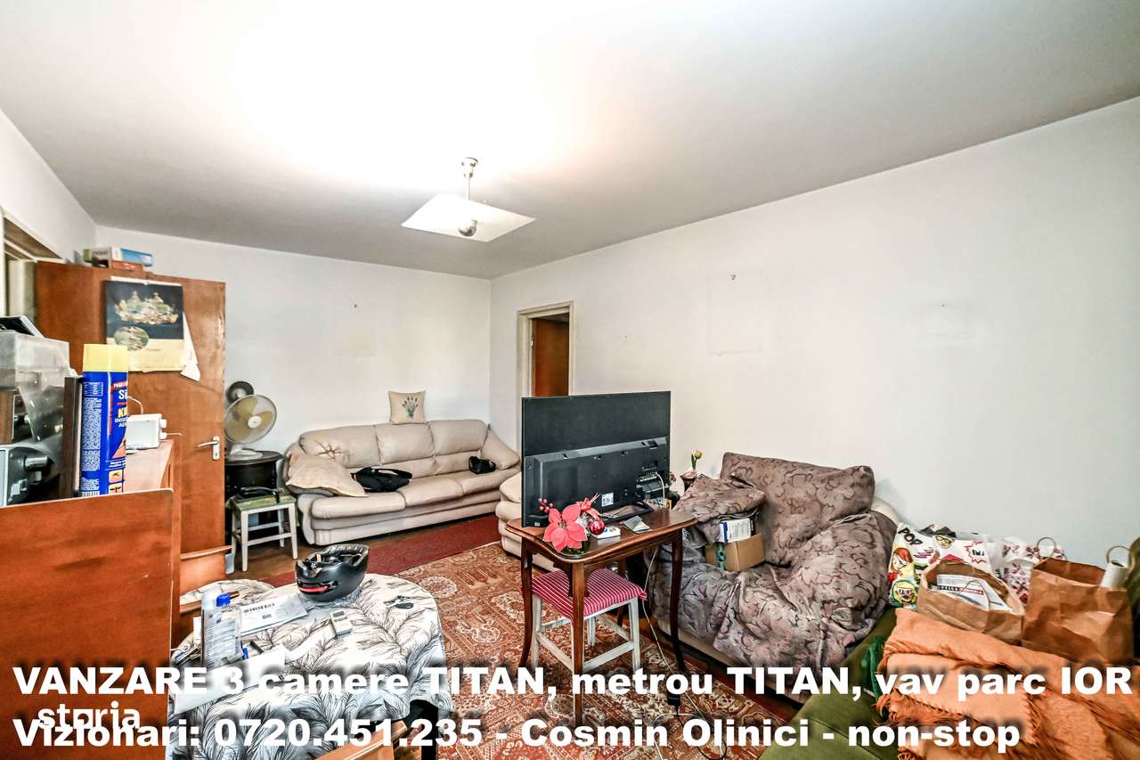 Vanzare 3 camere TITAN, Aleea Barajul Lotru, metrou, parc-9