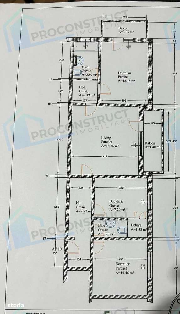 Apartament 3 camere | Mobilat & Utilat | Lipovei | 139.900 E-8